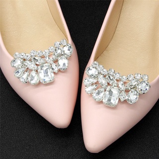 ETERNAL 2PCS Taladro Pinza de zapato Accesorios para calzado Encantos. Zapatos de boda Mujeres Novia Perla Broche EsES carpeta decorativa brillante (3)