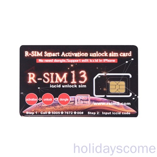 [HLCM] R-Sim 13 Tarjeta De Desbloqueo RSIM Sup Chip Reemplazo Para iPhone XR/XS/X/8/8p/7/7p/6s Adaptador