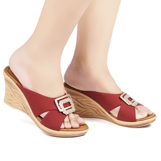 Faby Series cuñas sandalias 7 cm cuñas para mujer Simple tacones sandalias para mujer - LIBERTY - Faby