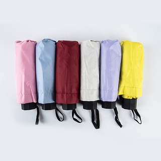 Jtfg pequeña moda plegable paraguas lluvia mujeres regalo hombres Mini sombrilla niñas bueno