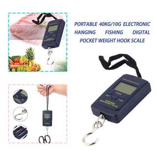 Cz portátil 40kg/10g electrónico colgante de pesca Digital bolsillo peso gancho escala 0825
