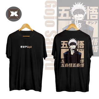 jujutsu kaisen-gojou satoru camiseta anime cosplay manga corta tops casual suelto deportes camiseta unisex camisa más el tamaño cómodo promoción
