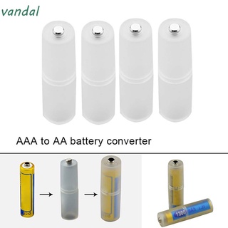 VANDAL Durable Caja de bateria Bricolaje Convertidor de batería de celda Cajas de|de baterías Pila AAA de AAA a AA Caso Alta calidad El plastico Caja del adaptador de batería