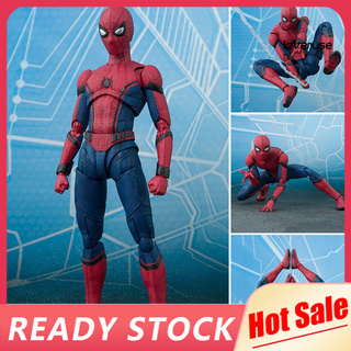 MXWJ~ 15cm Spiderman Super héroe muñeca movible figura de acción juguetes niños colección regalo