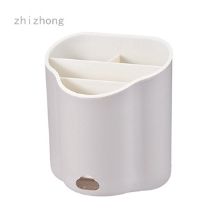 Zhizhong Youngxilive Pingmaoyi cuchara multifuncional tenedor Knief palillo caja de drenaje vajilla titular de almacenamiento de doble capa cubiertos estante organizador de cocina estante