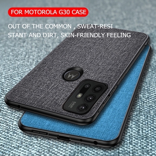 MOTOROLA ONE Zoom G9 Play G9 Plus G Stylus G Play G Power 2021 Simple Jeans Cloth Texture Cover