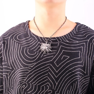 *LDY 1 pcs Glaring Wolf Head Shape Design Adjustable Pendant Necklace Chain (1)