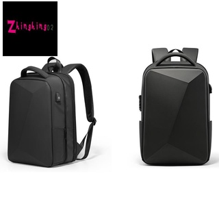 Fashion Laptop Backpack Anti-Theft Waterproof School Backpacks USB Charging Men Business Travel Bag Backpack B