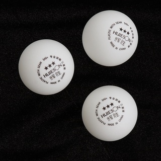 [listo Stock] paquete de 3 bolas de Ping Pong — bolas blancas de tenis de mesa para juegos de interior y al aire libre, ligeros, duraderos