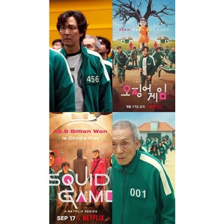 Squid Game Jacket/Netflix/sudadera con capucha juego de calamar personalizado/Drama coreano (1)