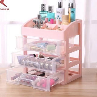 Una familia estante de cosméticos 3 cajones K39 apilamiento estante de maquillaje/organizador de cosméticos (1)