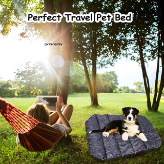 gvrycqoky alfombrilla impermeable para perros al aire libre para dormir, camping, mascota, cama de viaje, 43" x 30" mx (2)