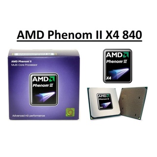 Procesador amd Phenom II X4 840 de cuatro núcleos de 3,2 GHz, zócalo AM2+/AM3, procesador de CPU de 95 w, procesador de computadora de PC (1)