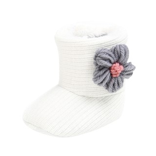 Baby Girl Keep Warm Plush Soft Snow Boots Soft Crib Shoes