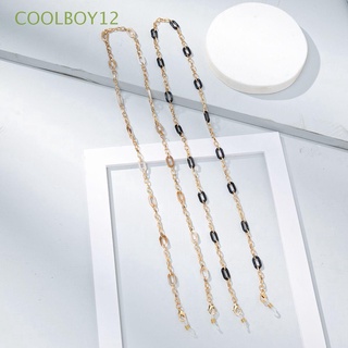 COOLBOY12 Eyewear Jewelry Glasses Chain Face protection Lanyards protection Cord Holder Face protection Necklace Eyeglass Lanyard Anti-lost Hollow Link Chain Sunglasses Cords For Women Men Acrylic/Multicolor