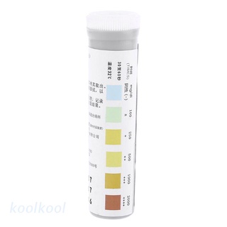 kool 20 tiras de análisis de orina glucosa Diabetes tira de orina paquete de prueba de autocomprobación rápida para análisis de orina con Interfer Anti-VC