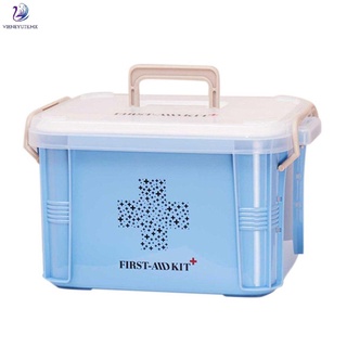 Medical First Aid Kit Medical Medicine Box With Reverse Snap Design