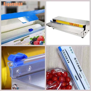 Bigorange (~) 1pc dispensadores de envoltura de plástico para el hogar y cortador de película de papel de aluminio cortador de película de alimentos