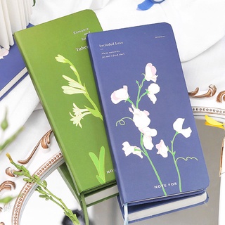 Cuaderno básico diario planificador diario planificador diario Agenda semanal/flores flores Slim diario semanal libro
