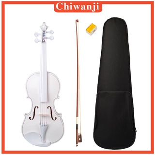 [CHIWANJI] 4/4 tamaño acústico violín arce abeto con estuche arco colofonia para la práctica