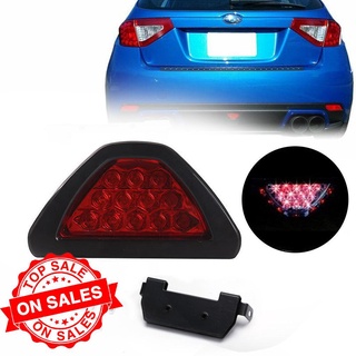 Universal F1 Style 12 Red Led Triangle Rear Stop Tail Brake New New Light 3 P0I3