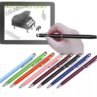 medicalpoint mini lápiz táctil portátil lápiz capacitivo tabletas lápiz táctil 5pcs 2 en 1 para pantalla capacitiva para iphone ipad tablet smartphone bolígrafo