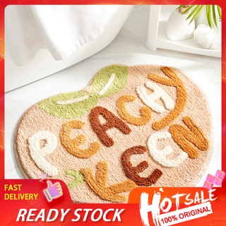 c Practical Bath Rug Anti-slip Washable Bath Mat Comfortable to Touch for Home