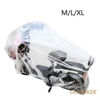 dlophkde cubierta de motocicleta desechable transparente protector cubre impermeable a prueba de polvo