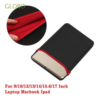 GLOBO 9"-17" alta calidad portátil bolsa Ultra delgada portátil funda Universal impermeable completa a prueba de golpes suave para MacBook Pro