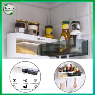 livecity fácil de instalar ducha caddy cosméticos pared baño estante ahorro de espacio para cocina