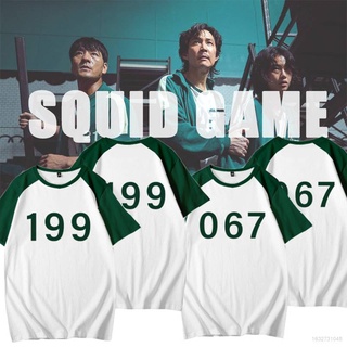 Squid Game T-shirt Short Sleeve Unisex Tops Cosplay Round Six Casual Loose Netflix Tee good stuff