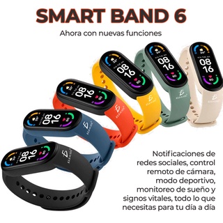 Smart Band M6 Pulsera Inteligente Sensor De Ritmo Cardíaco reloj inteligente (6)