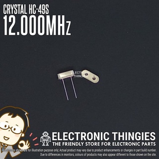 Xtal 12Mhz HC49S cristal oscilador cuarzo 12.000 Mhz