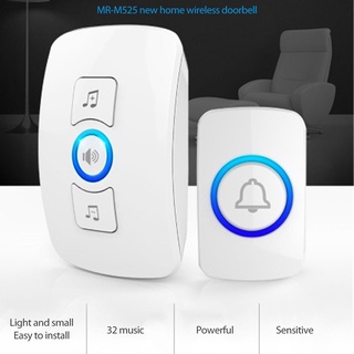 ⏩ timbre inalámbrico para el hogar smart music plug-in timbre de ancianos con F51 solo botón (2)