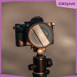 [xmeplsth] filtro de prisma de 77 mm, prisma de vidrio, filtro de cámara prisma, aumento del primer plano, filtro de desenfoque de película y televisión de campo dividido