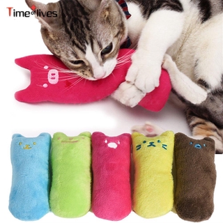 Tf lindo almohada rasguños gato loco Kicker Catnip juguete dientes