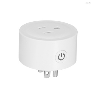 Mini Smart Plug WiFi Power Socket US Tuya APP Remote Control Timer, Voice Control Compatible with Amazon Alexa and for Google Home
