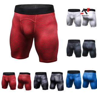 <Shorts> Men Compression Tights Quick Dry Fitness Shorts Running Gym Sportswear Pants