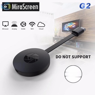 Miracast G2 WiFi MiraScreen TV stick compatible con HDMI Anycast DLNA Airplay Receptor de pantalla Dongle soporte de Windows (1)