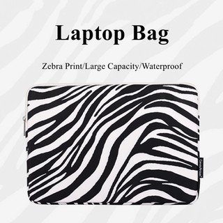 Large Capacity Zebra Design Laptop Bag For work 11 12 inch 14 15 inch Laptop Briefcase Pouch