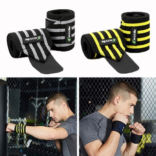YAMIES Gym muñequeras para levantamiento de pesas vendajes elásticos banda soporte de muñeca deportes Fitness Bracers/Multicolor (8)