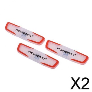 [gpgrx] 2x3 Piezas Silicona Raqueta de Tenis Amortiguadores de Vibracin Amortiguadores Naranja