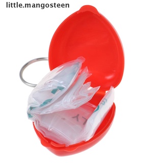 [Mango] Mini Protect CPR máscara boca llavero rescate en caja del corazón máscara de primeros auxilios Boutique