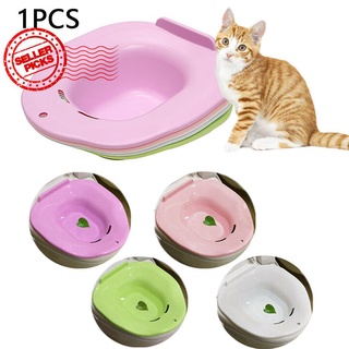 Explosivo portátil gato inodoro Kit de entrenamiento sistema de limpieza mascota gatito orinal orinal Y4P0 (1)