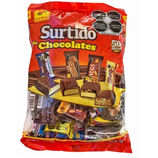 Chocolate Surtido Mini De La Rosa 50 Piezas 750 gramos