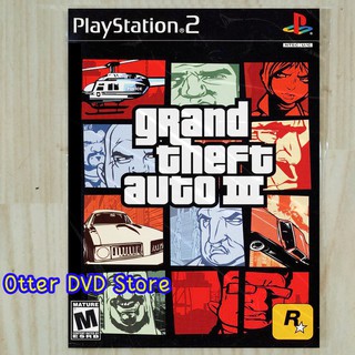 Ps2 PS 2 GTA 3 juego Cassette - Grand Theft Auto 3