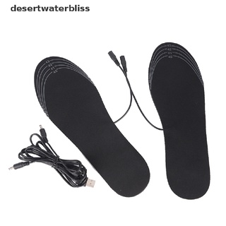 desertwaterbliss 1 par de plantillas calentadas usb para zapatos, plantillas de invierno al aire libre dwb