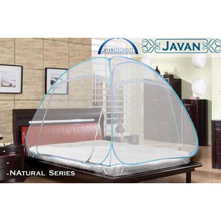 Javan - mosquitera para cama King (tamaño King, 180 x 200 Cm), color azul