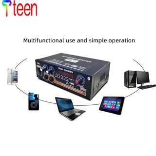 tteen G50 Amplificador Digital Para El Hogar compatible Con Bluetooth 5.0 De Potencia HiFi Subwoofer Altavoces De Música En Casa Con Mando A Distancia