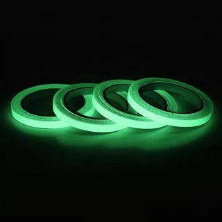 Cinta luminosa verde que brilla en la oscuridad cinta de seguridad (3)